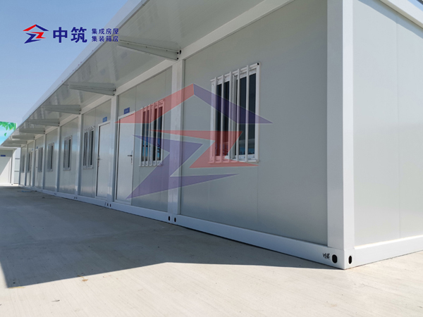 济南工地住人集装箱房案例